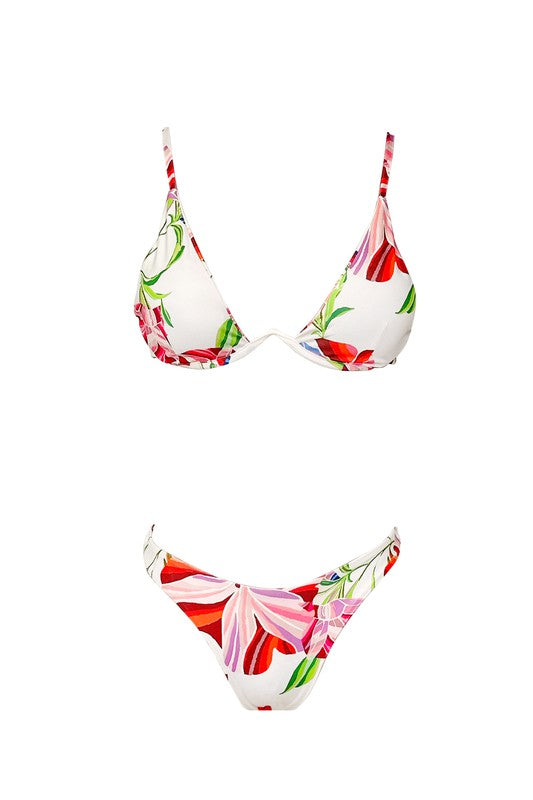 Tropical Vibes 3 Piece Swimsuit