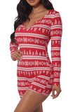 Holiday Themed Fleece Onesie