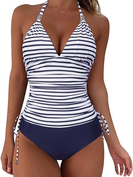 Tankini Halter Top Swimsuit