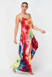 Rainbow Tie Dyed Pocketed Dress