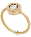 Michael Kors Crystal Logo Brillance Ring